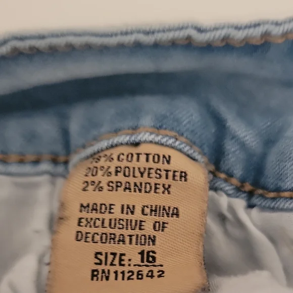 Light Blue Skinny Jeans for Women - Picture 5 of 5